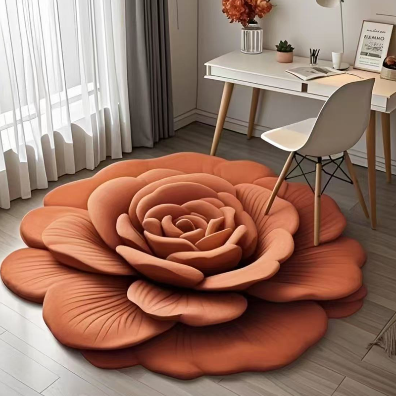 🌺 Floral Plush and Diatomaceous Earth Floor Mats