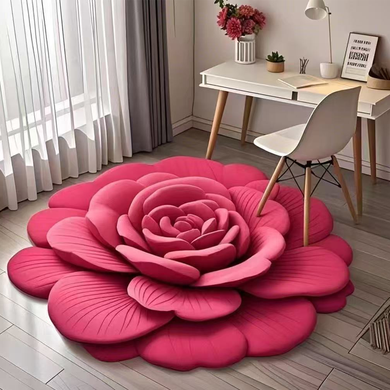 🌺 Floral Plush and Diatomaceous Earth Floor Mats