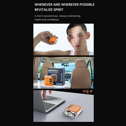 🪒Portable Mini Men's Electric Shaver – Compact & Rechargeable🧳
