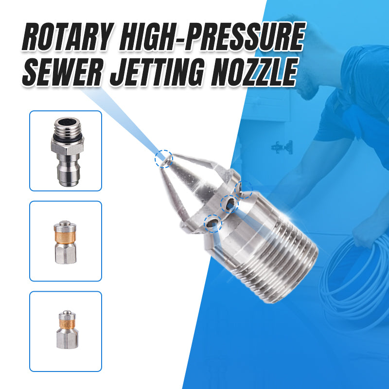🔥Rotary High-Pressure Sewer Jetting Nozzle