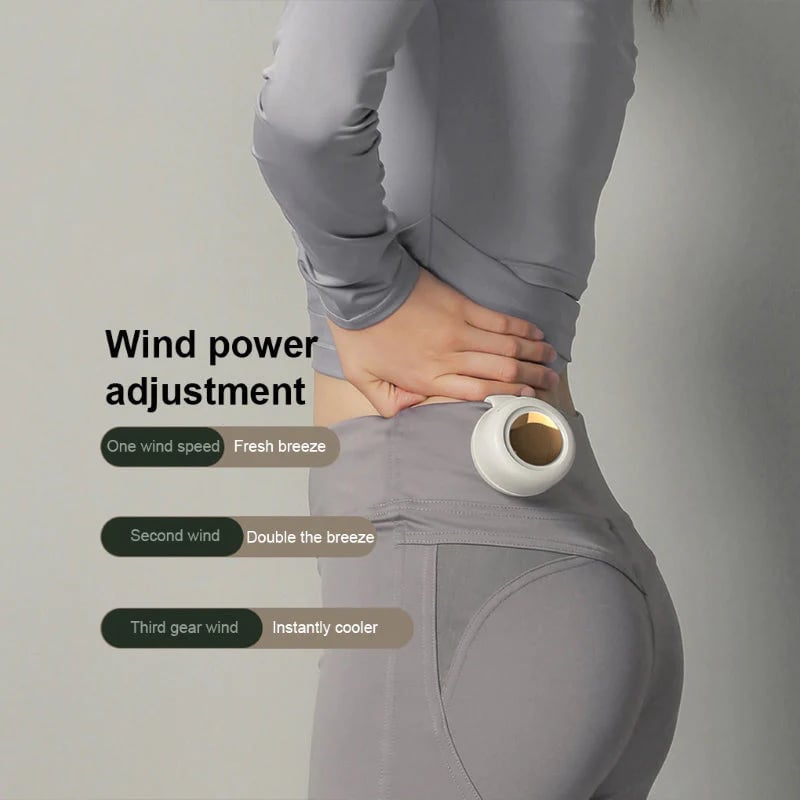 🎁Summer Big Sale-50% OFF⏳Small Whirlwind Clip Waist Neck Fan🌬️❄️