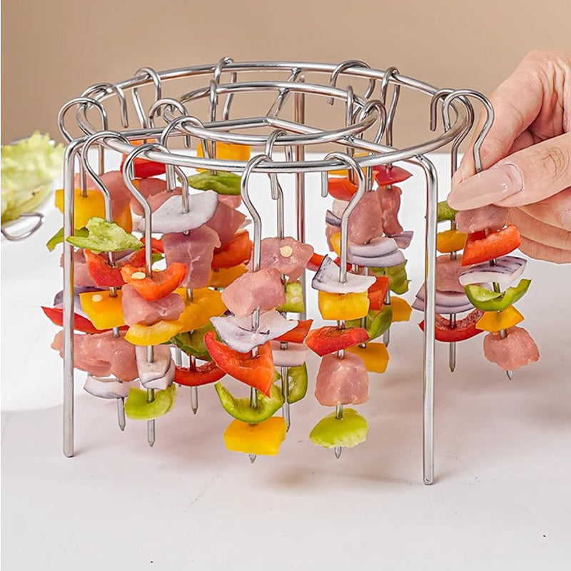 🥩Air Fryer Barbecue Grill Vertical Kebab Grill + Free Heat-Resistant Gloves🍤