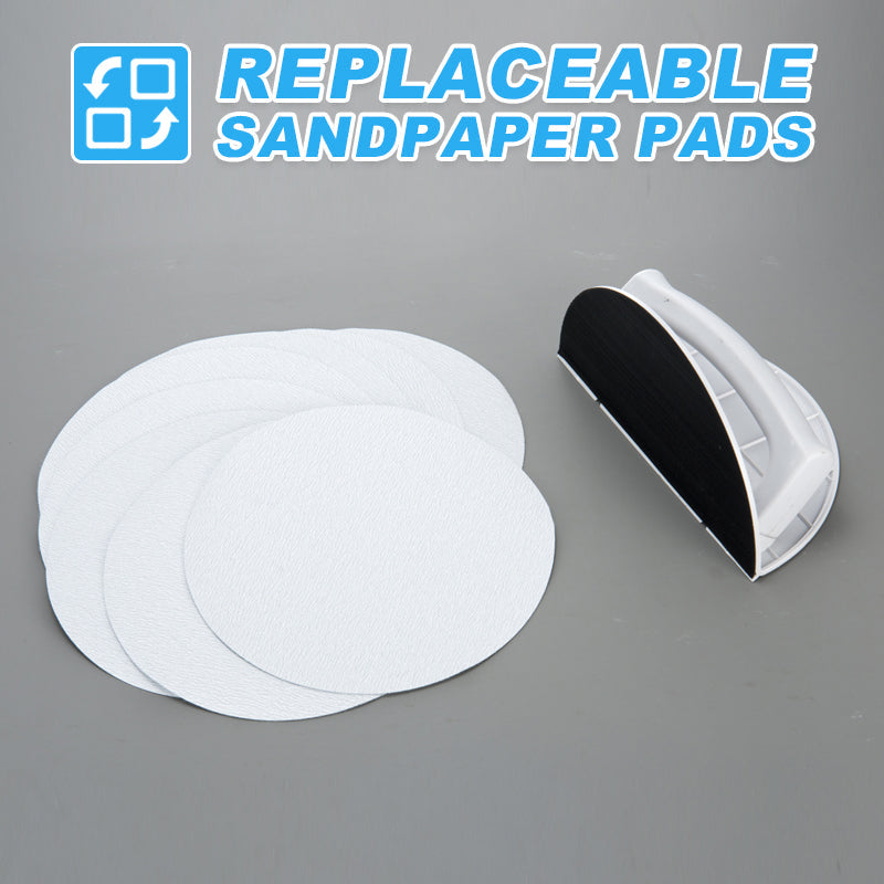 🔥Multifunctional Semi-Circular Angle Sanding Sandpaper Tool