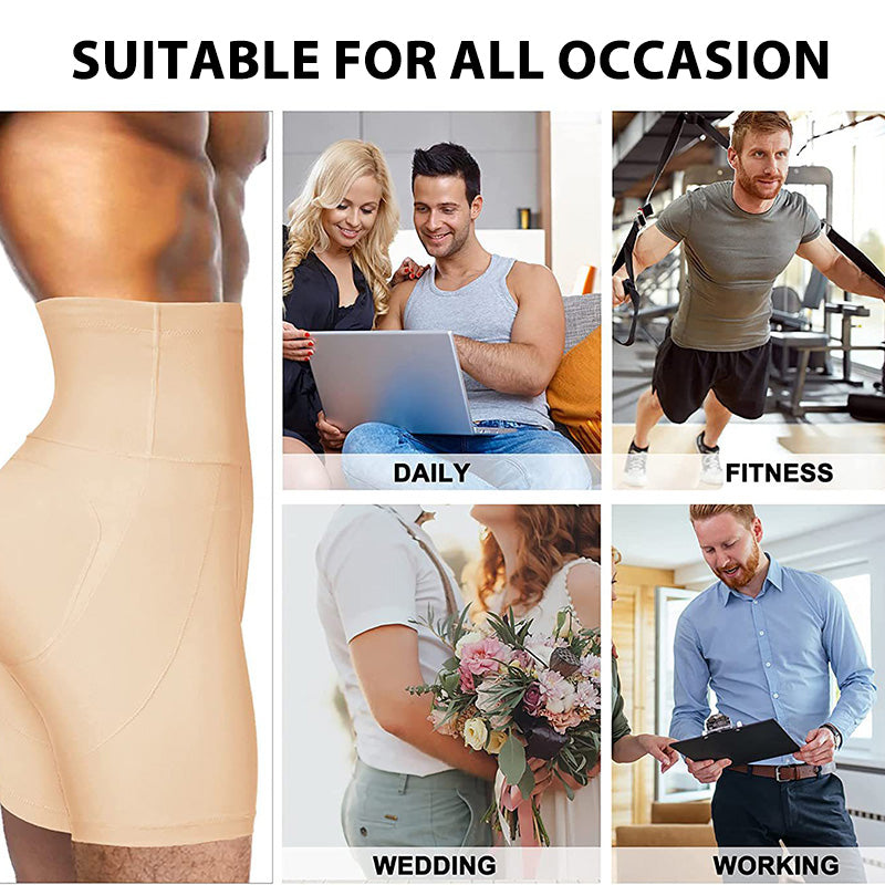 🔥Men's High-Waisted Butt Lifter Shapewear