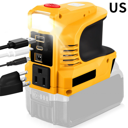 ⚡Compact DC to AC Inverter - Suitable For Cars, Motorhomes, Outdoor ( Free Shipping )