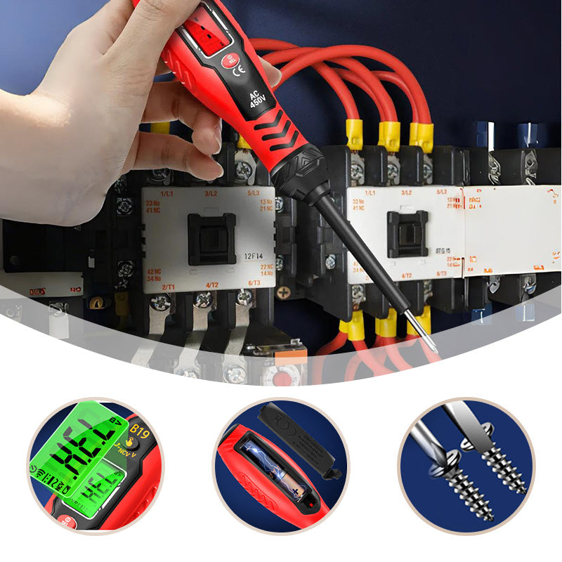 ✍️⚡Intelligent Non-Contact Voltage Tester - Safe & Efficient Electrician's Best Tool💡