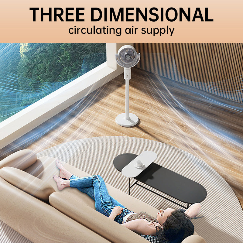 ❄️🔥USB-Powered Silent Energy-Saving Airflow Floor Fan🍃