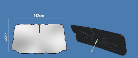 💕SunShade Foldable Heat Protector™– UK Ready! 🇬🇧