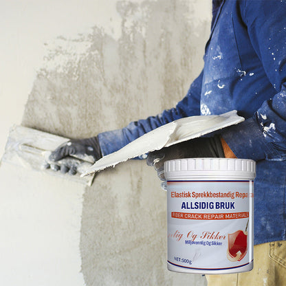 🔧 Elastic Crack Resistant Wall Repair Paste - Flexible & Waterproof Filler for Interior/Exterior Walls with Easy Application 🏠✨
