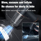 🔥Blow, Vacuum and Inflate all-in-one Cordless Vacuum Cleaner for Home and Car