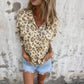 Women's Soft Casual Leopard Print Shirt