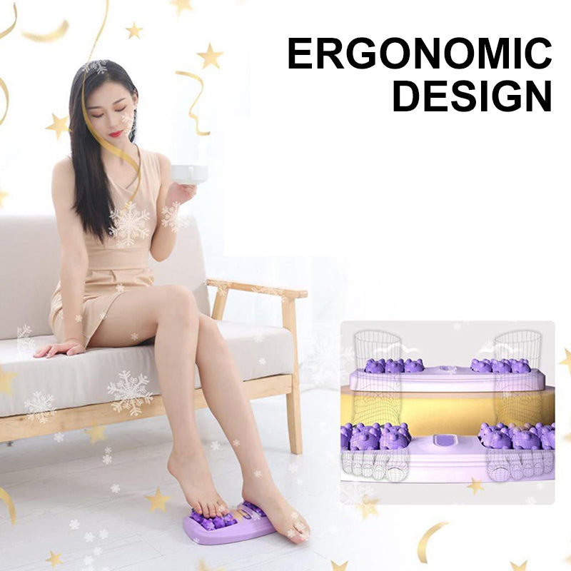 💥🦶✨Portable Dual Massage Roller – Relax and instantly relieve feet😌🌿