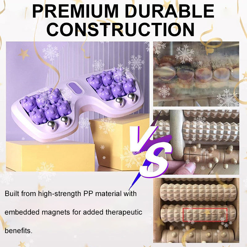 💥🦶✨Portable Dual Massage Roller – Relax and instantly relieve feet😌🌿