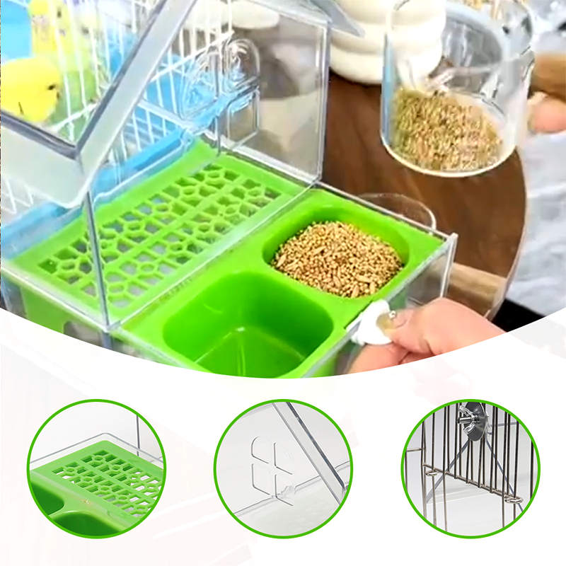 🌟Pull-Out External Parrot Feeder