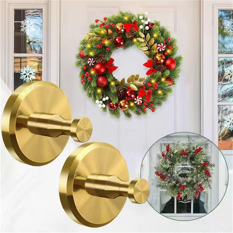 🔥Stainless Steel Suction Cup Hook for Christmas Wreaths