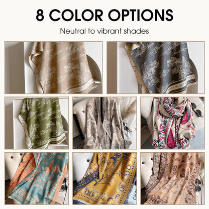 Artistic Patterned Warm Scarf