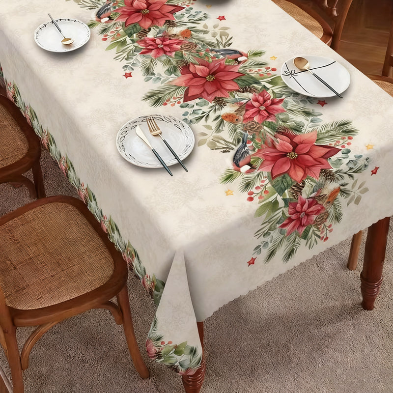 🎁Stylish Christmas Printed Tablecloth🔥