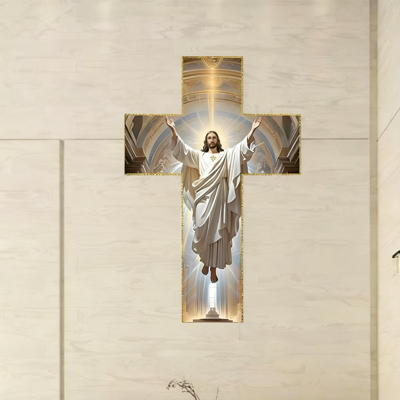 Retro Jesus Christ Wall Cross Decor