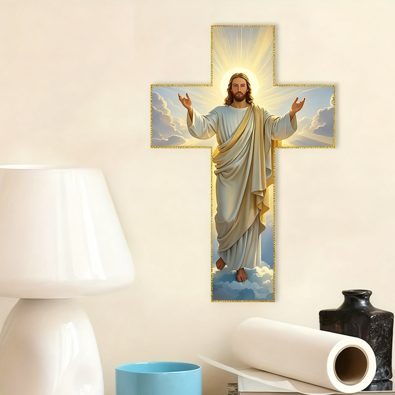 Retro Jesus Christ Wall Cross Decor