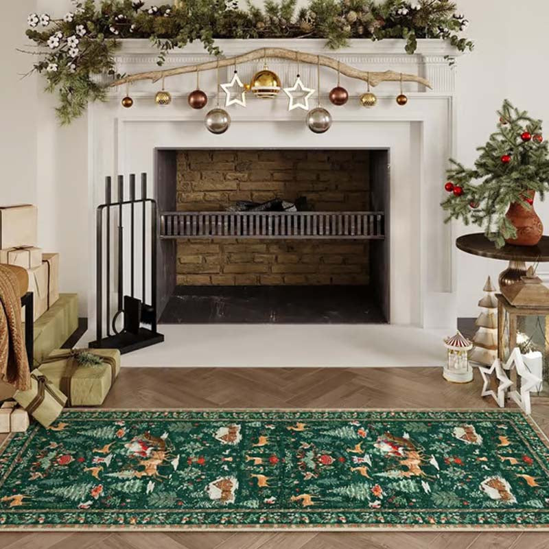🦌🎄Cozy Up Bare Floors Instantly! Soft Non-Slip Christmas Runner Rug