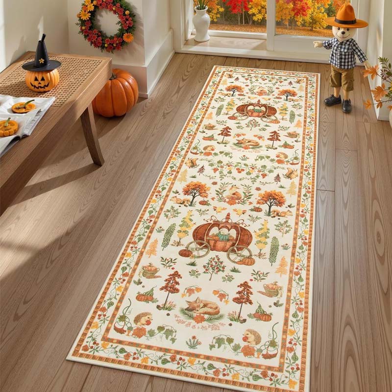 🦌🎄Cozy Up Bare Floors Instantly! Soft Non-Slip Christmas Runner Rug