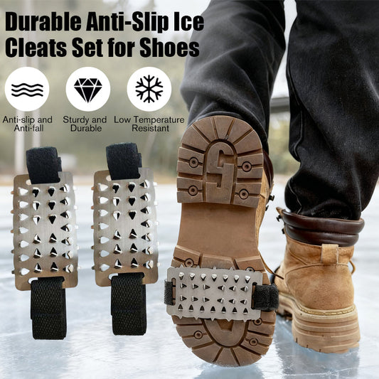 ❄️Durable Anti-Slip Ice Cleats Set for Shoes