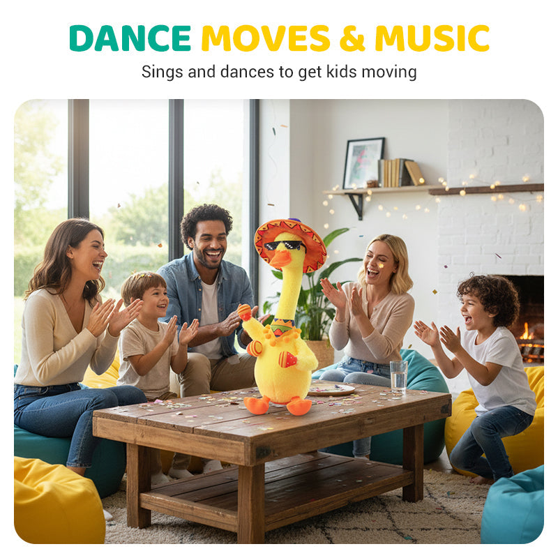 ⏳Time-Limited Special⏰Interactive Talking & Dancing Duck Plush Toy