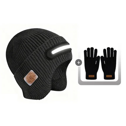 🔥Rechargeable Bluetooth Beanie Hat with Light