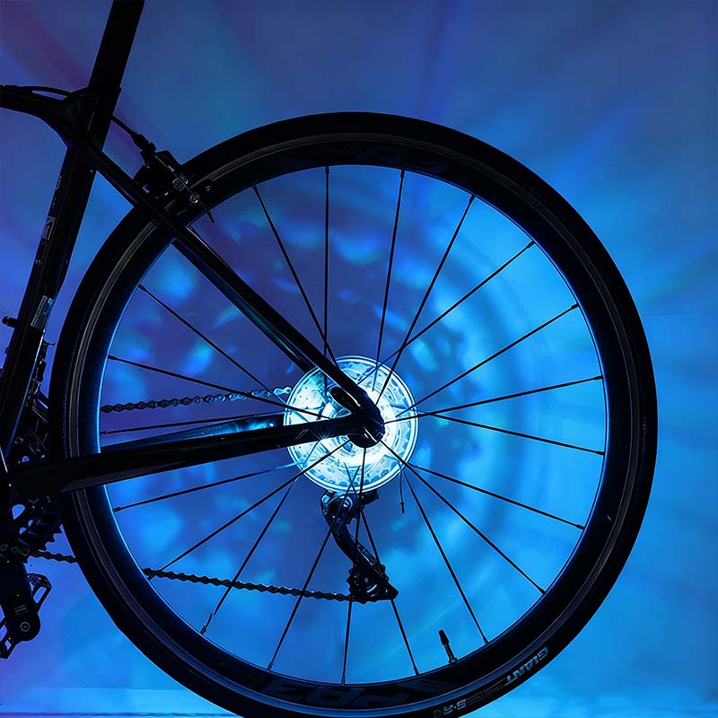 ⏳Time-Limited Special⏰LED Cycling Wheel Hub Light for Night Riding