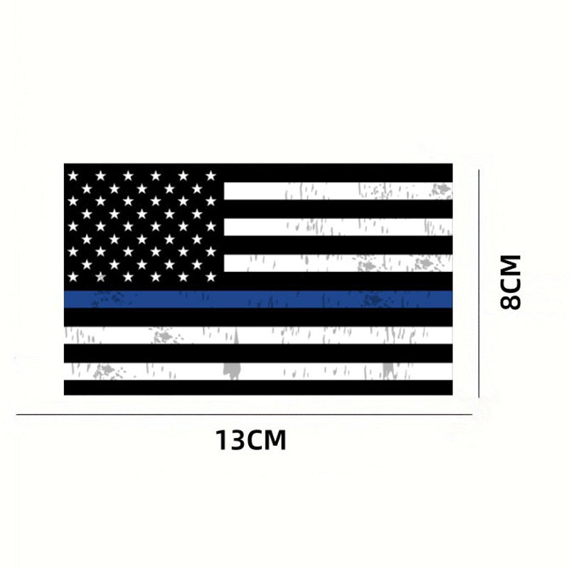 Weatherproof Patriotic Flag Vehicle Sticker Decal