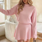 ✨💓Women's Mock Neck Knit A-Line Mini Dress