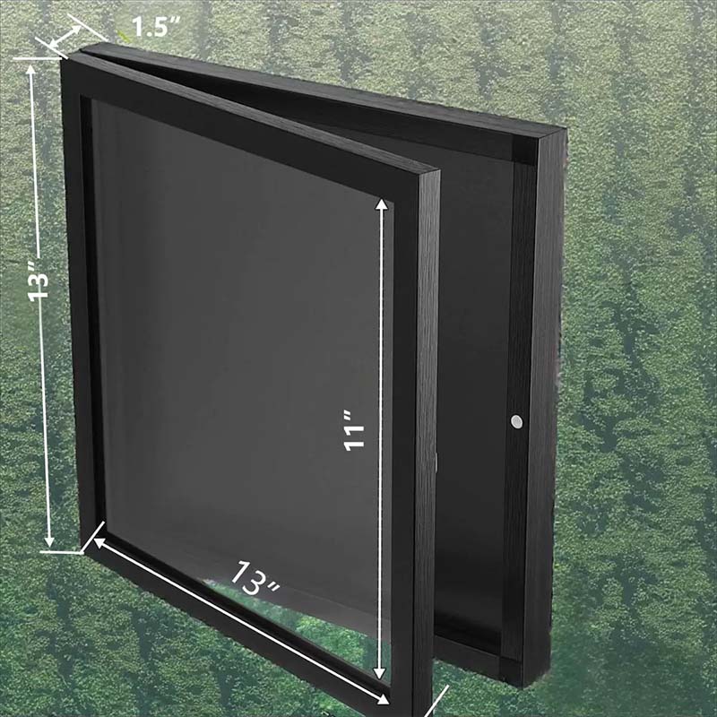 🧥Wooden Memorial Jersey Display Frame (Magnetic Door) – Keep Your Sweat & Love In Perfect Condition!