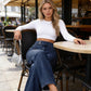 Women's High-Waist Wide-Leg Jeans