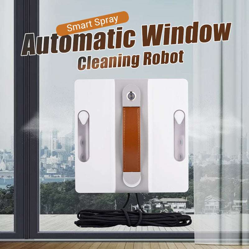 ✨🔥Automatic Window Cleaning Robot with Smart Spray🤖