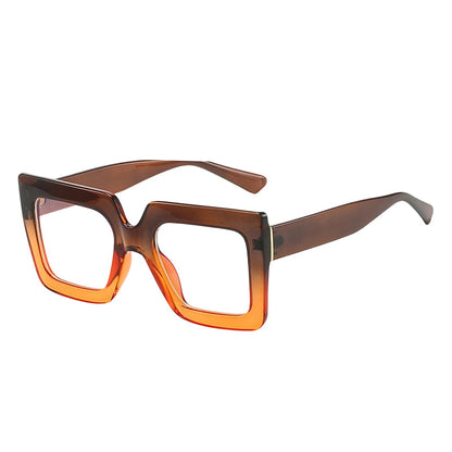 Chic Oversized Square Blue Light Blocking Glasses