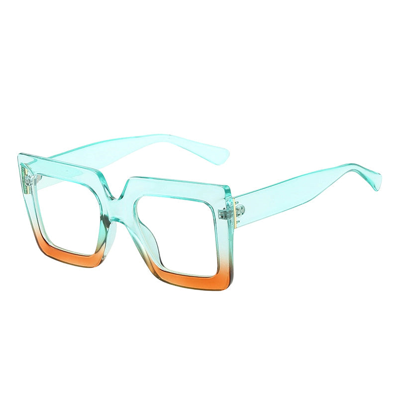 Chic Oversized Square Blue Light Blocking Glasses