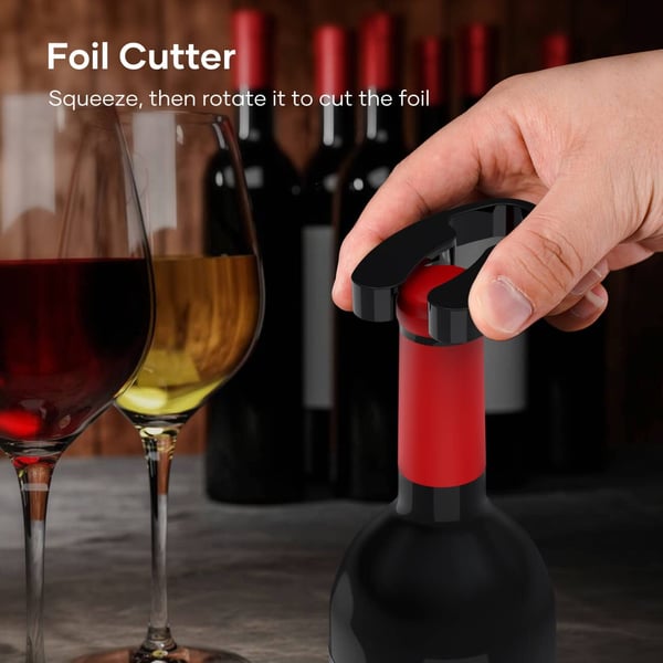 Electric Wine Opener Set - USB Rechargeable Corkscrew with 6 Accessories🍷🤹