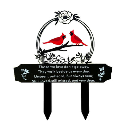 Metal Cemetery Memorial Stake