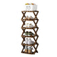 Durable Foldable Bamboo Shoe Rack