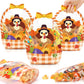 Halloween Transparent Sealed Favor Bags with Handles