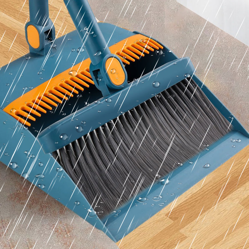 💝Stand-Up Dustpan Set with 180° Rotating Broom