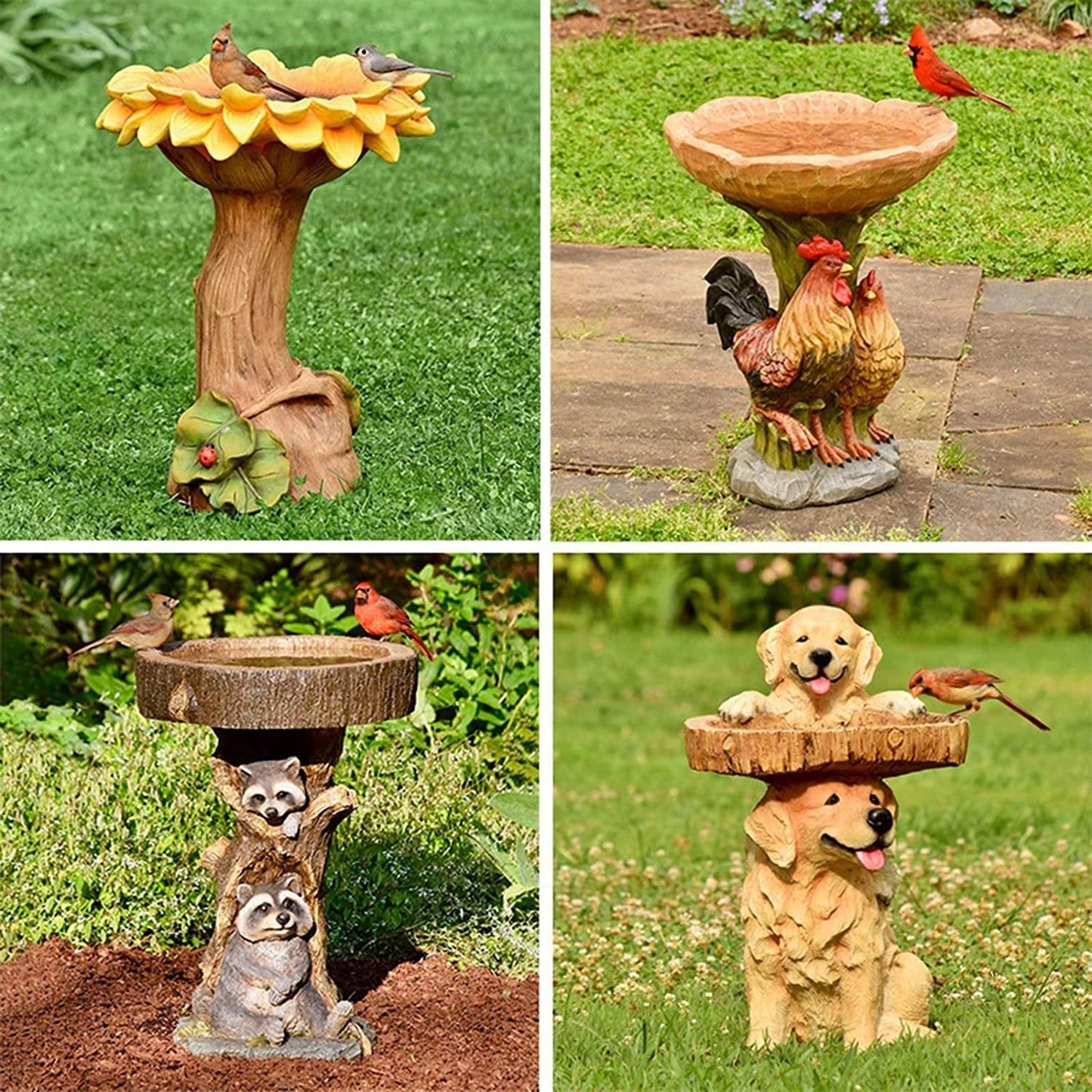 Creative Animals Sculpture Bird Feeder