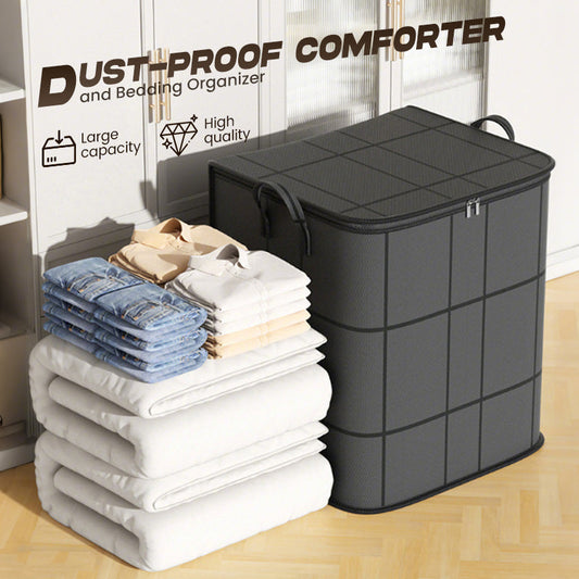 🔥Dust-Proof Comforter and Bedding Organizer