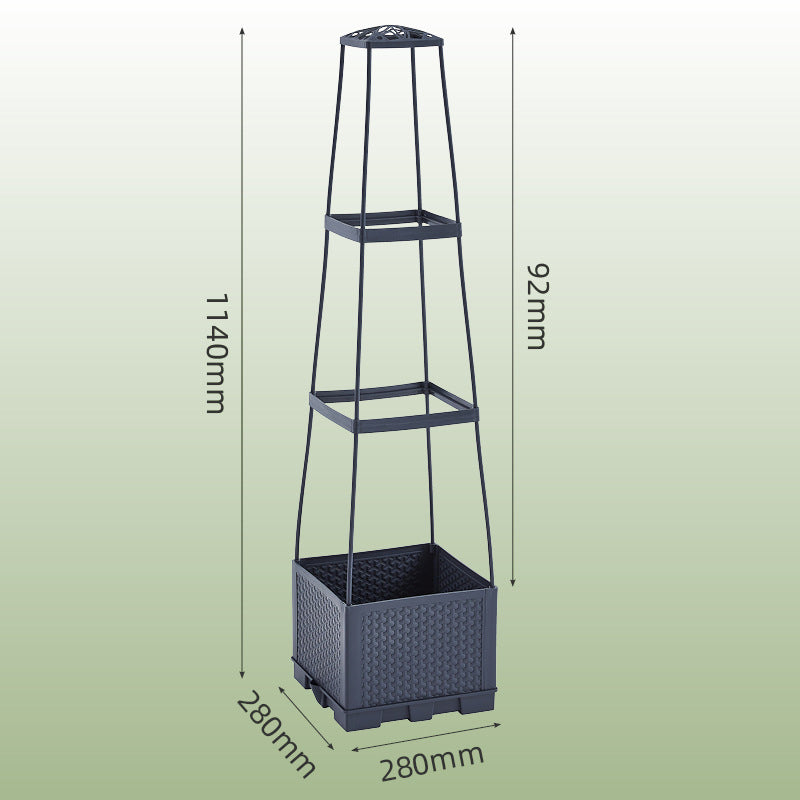 Garden Raised Bed Planter Boxes with Trellis