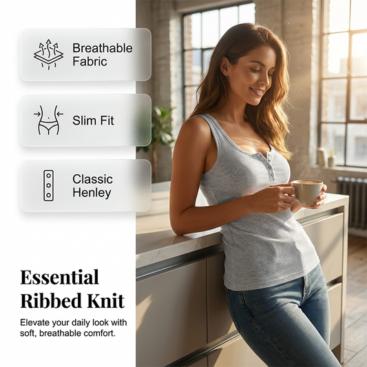 Sleeveless Ribbed Basic Cami Top