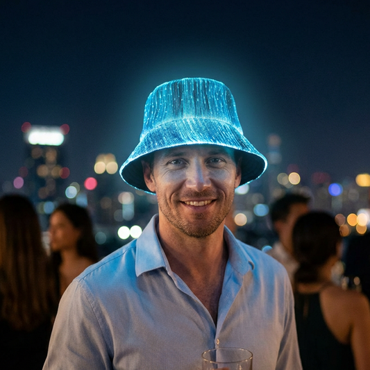 Luminous Fiber Optic Bucket Hat