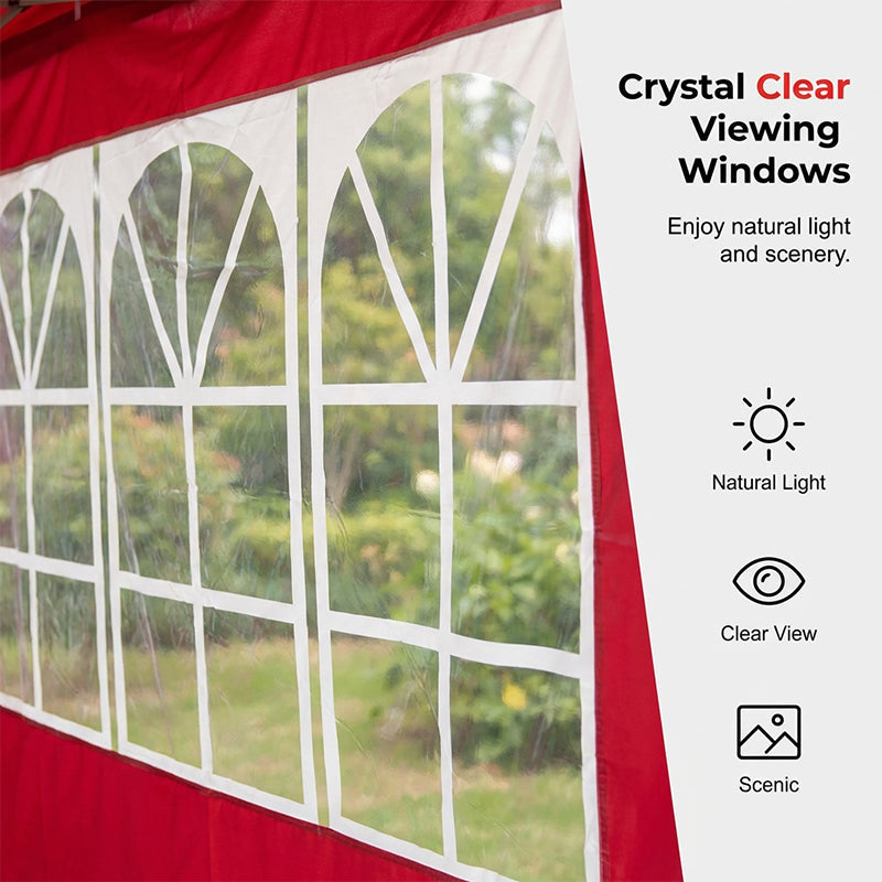 🏕️ Waterproof & Windproof Outdoor Tent Side Wall Tarp, Universal Canopy Shelter Side Panel for Camping