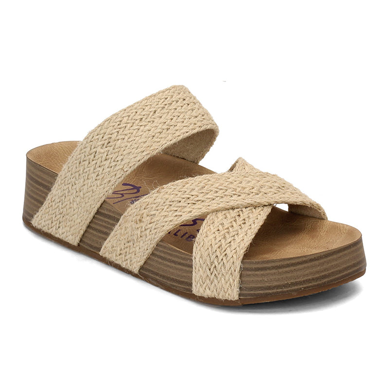 👡 Women's Criss-Cross Woven Strap Wedge Sandals – Comfortable, Stylish & Perfect for Summer Days ☀️