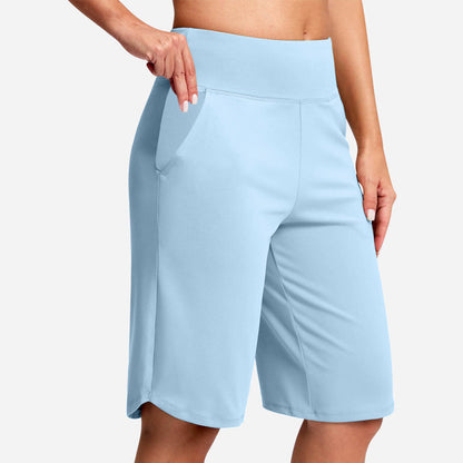 🔥Women's High-Waist Yoga Shorts with Pockets