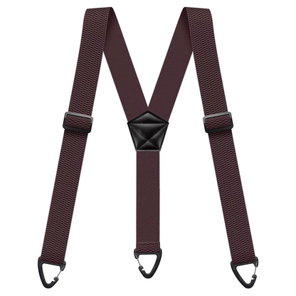 Men's X-Back Suspenders with Hook Clips